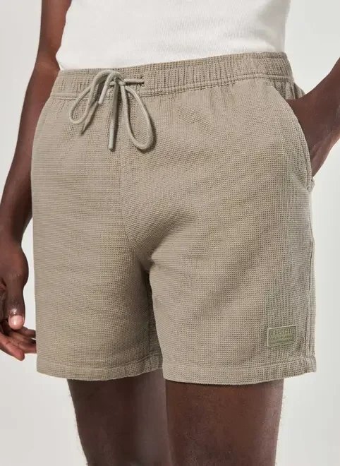 bermuda de tecido texturizado bermuda de tecido texturizado