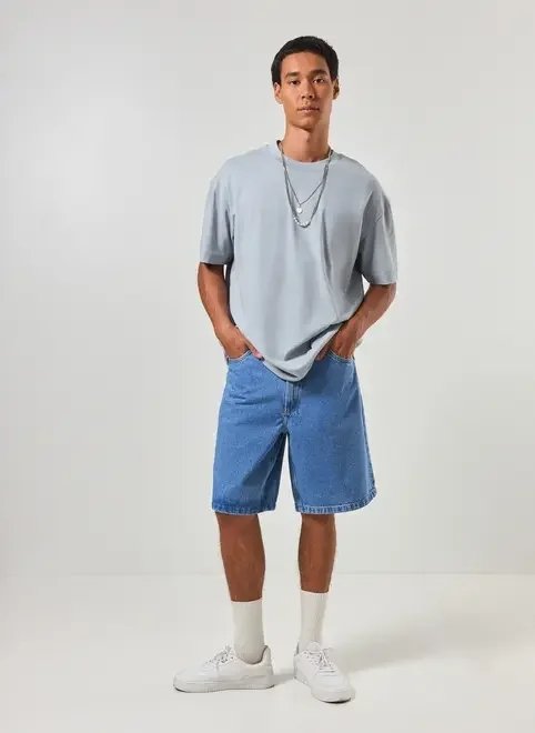 camiseta relaxed de manga curta camiseta relaxed de manga curta