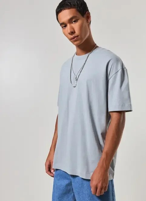 camiseta relaxed de manga curta camiseta relaxed de manga curta