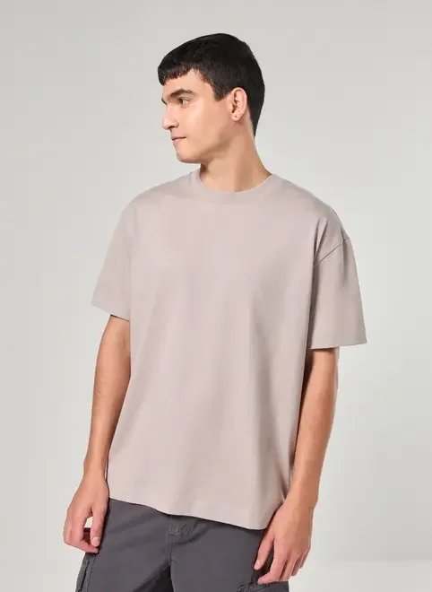 camiseta relaxed de manga curta camiseta relaxed de manga curta