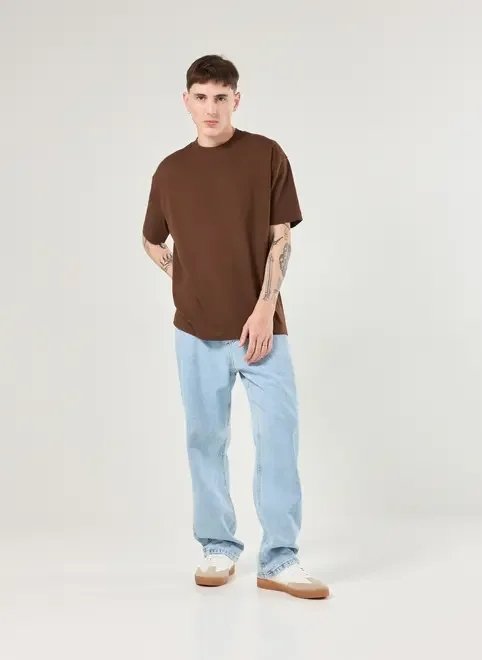 camiseta relaxed de manga curta camiseta relaxed de manga curta