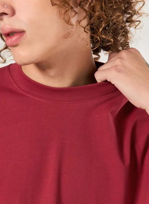 camiseta relaxed de manga curta camiseta relaxed de manga curta