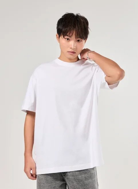 camiseta relaxed de manga curta camiseta relaxed de manga curta