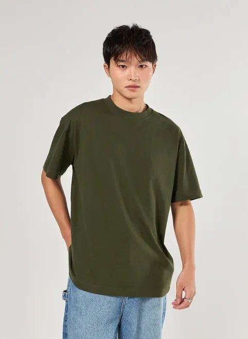 camiseta relaxed de manga curta camiseta relaxed de manga curta