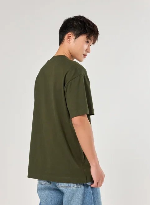 camiseta relaxed de manga curta camiseta relaxed de manga curta