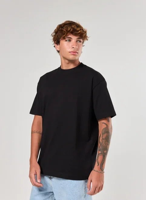 camiseta relaxed de manga curta camiseta relaxed de manga curta