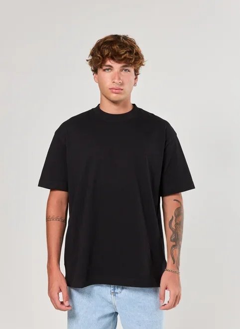 camiseta relaxed de manga curta camiseta relaxed de manga curta