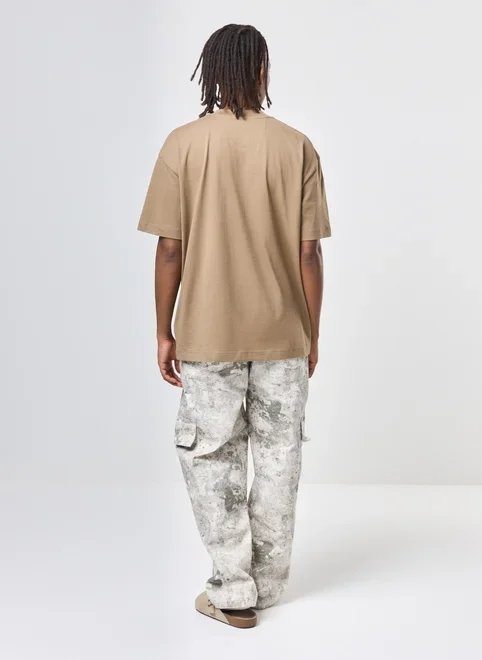 camiseta relaxed de manga curta camiseta relaxed de manga curta