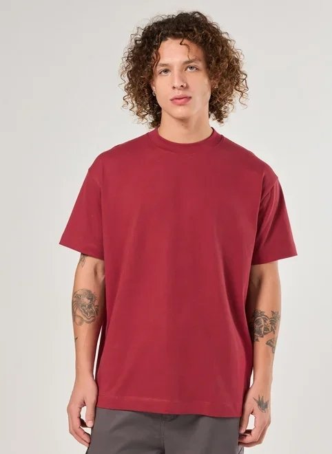 camiseta relaxed de manga curta camiseta relaxed de manga curta