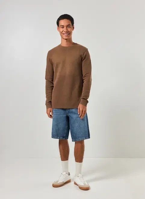 camiseta manga longa estonada camiseta manga longa estonada