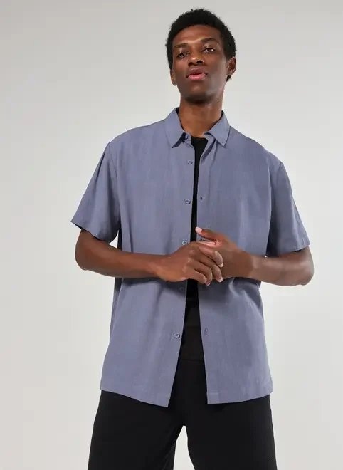 camisa com linho manga curta camisa com linho manga curta