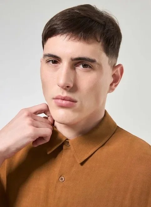 camisa com linho manga curta camisa com linho manga curta