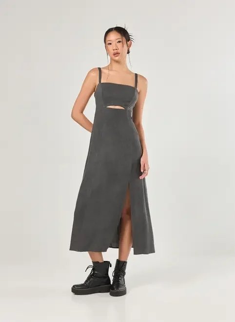 vestido midi em tecido estonado vestido midi em tecido estonado