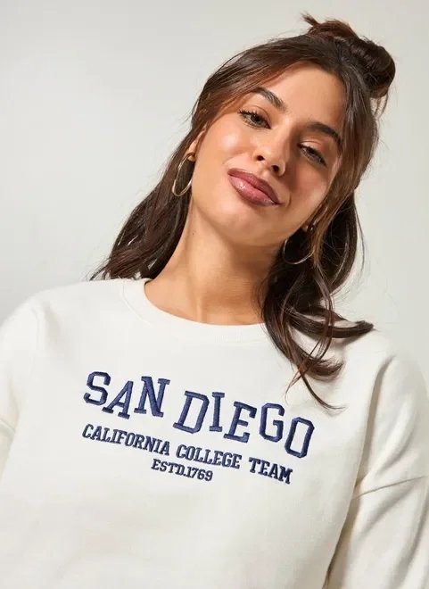 moletom off-white bordado san diego moletom off-white bordado san diego