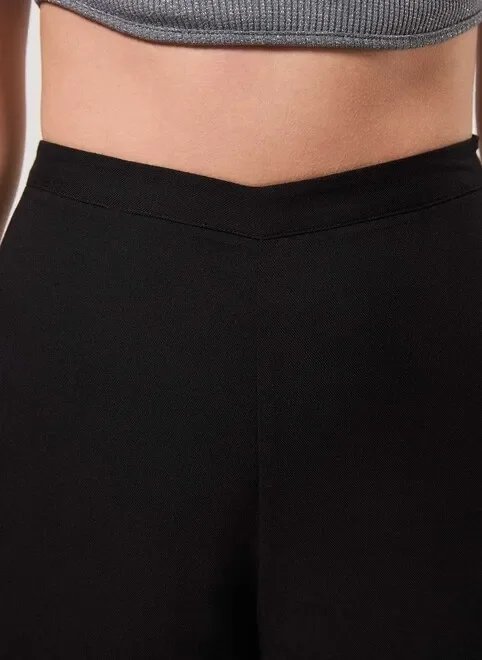 calça pantalona ampla preta calça pantalona ampla preta