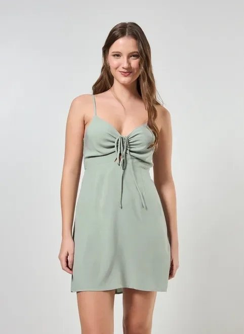 vestido curto alcinha amarração vestido curto alcinha amarração