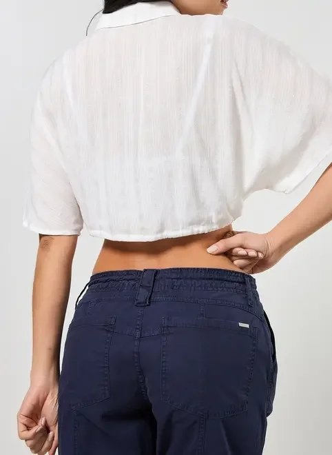 camisa cropped branca com brilho camisa cropped branca com brilho