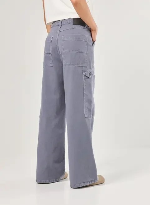 calça cargo em sarja calça cargo em sarja