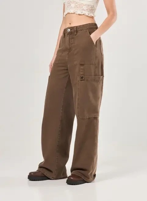 calça cargo em sarja calça cargo em sarja