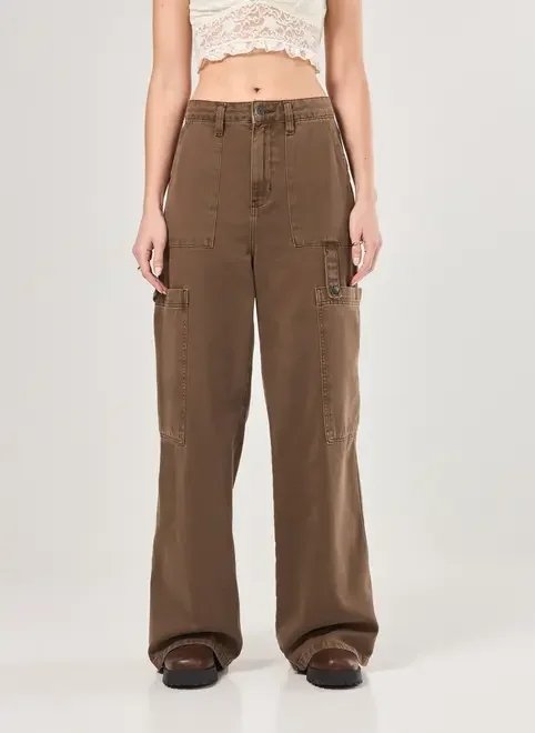 calça cargo em sarja calça cargo em sarja