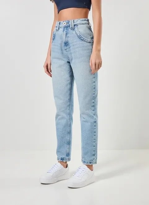 calça mom jeans clara cintura alta calça mom jeans clara cintura alta