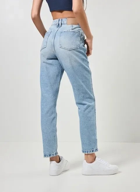 calça mom jeans clara cintura alta calça mom jeans clara cintura alta