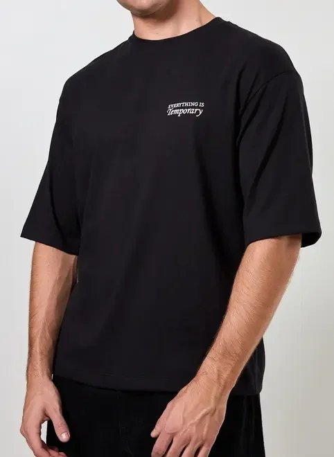 camiseta box preta com frase camiseta box preta com frase