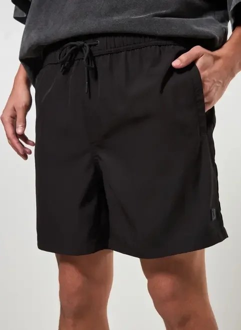 bermuda de banho preta bolso oculto bermuda de banho preta bolso oculto