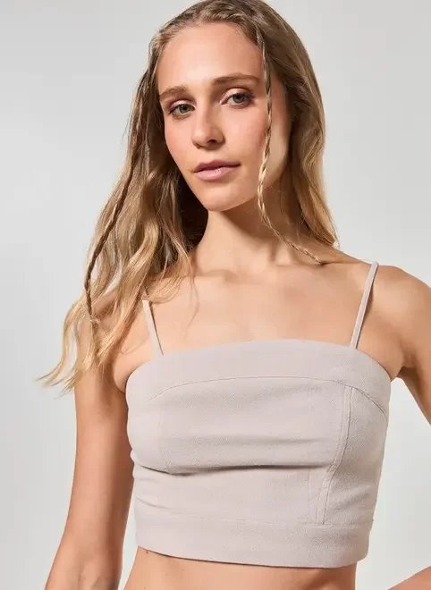 cropped linho areia alcinha cropped linho areia alcinha