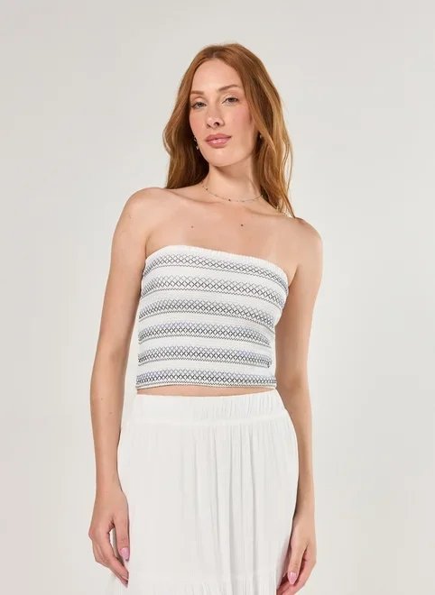 tube top lastex bordado tube top lastex bordado
