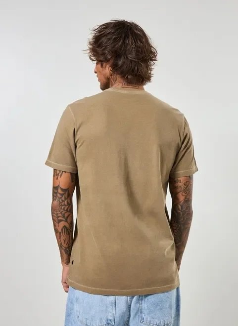 camiseta marrom clara estonada nature camiseta marrom clara estonada nature