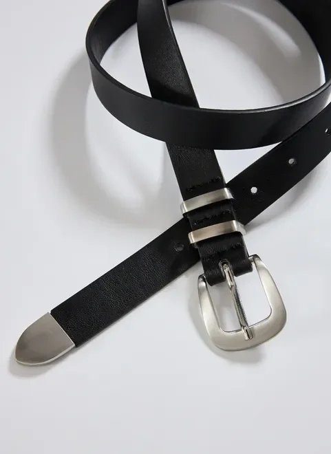 cinto preto fivela prateada cinto preto fivela prateada