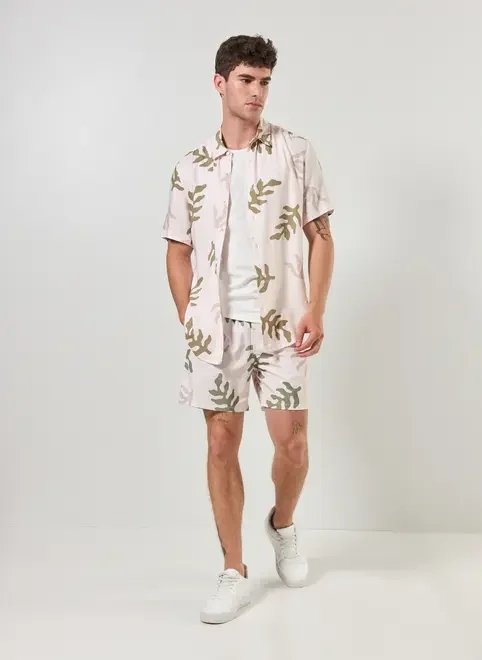 bermuda banho estampa algas bermuda banho estampa algas