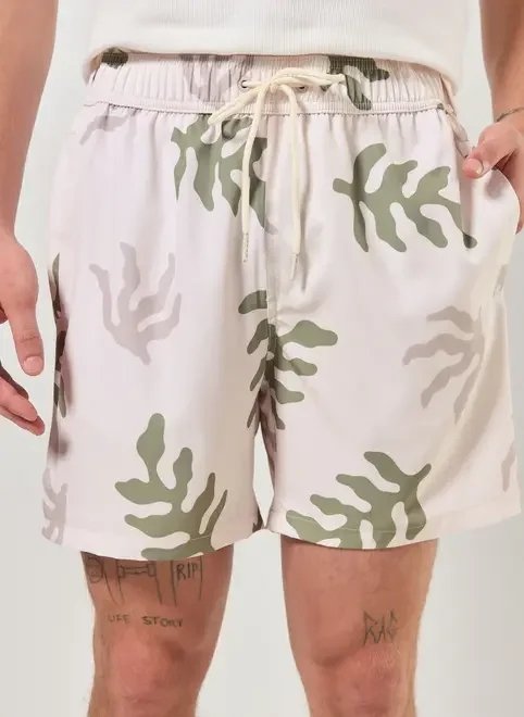 bermuda banho estampa algas bermuda banho estampa algas