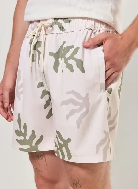 bermuda banho estampa algas bermuda banho estampa algas