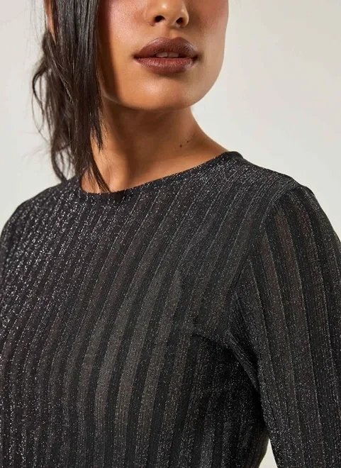 blusa cropped manga longa com brilho blusa cropped manga longa com brilho