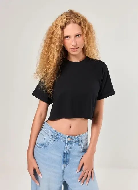 blusa cropped amplinha básica blusa cropped amplinha básica