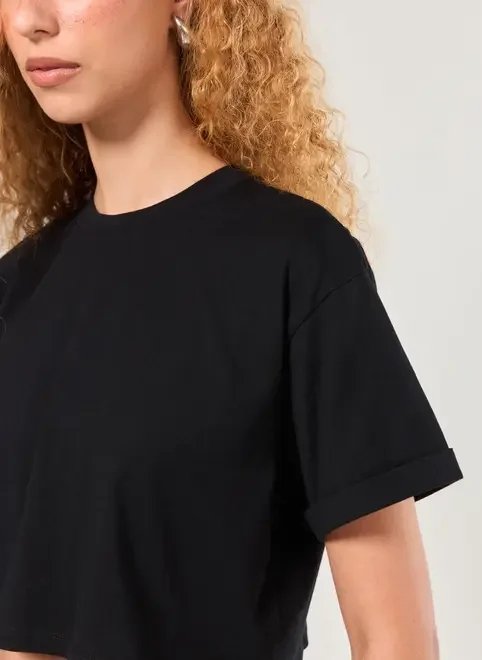 blusa cropped amplinha básica blusa cropped amplinha básica