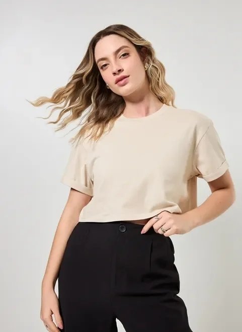 blusa cropped amplinha básica blusa cropped amplinha básica