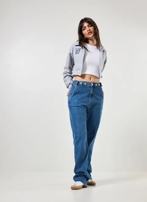 casaco cropped de moletom mescla casaco cropped de moletom mescla