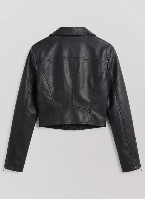 jaqueta perfecto cropped em poliuretano jaqueta perfecto cropped em poliuretano