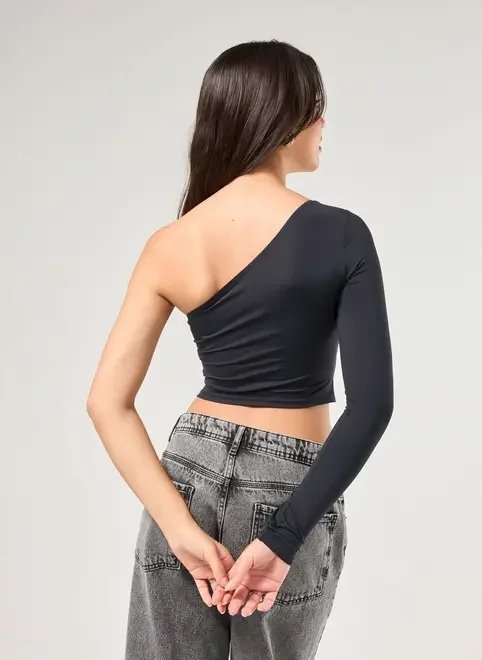 blusa manga única em poliamida blusa manga única em poliamida