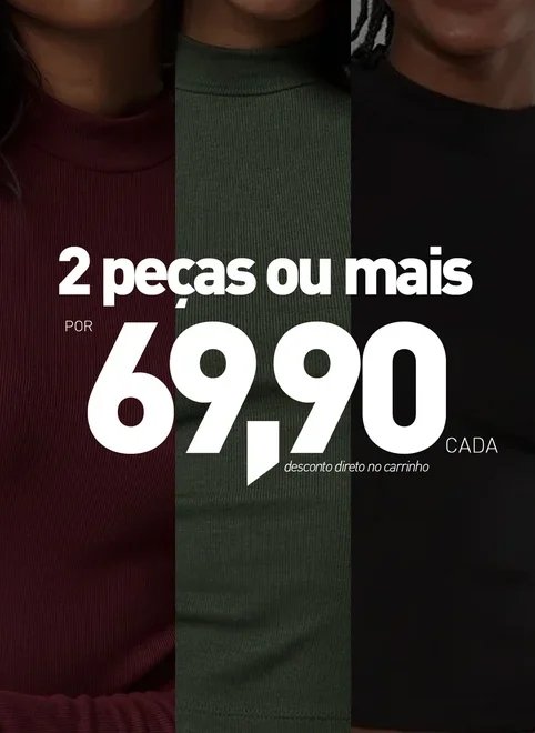 blusa manga longa com golinha blusa manga longa com golinha