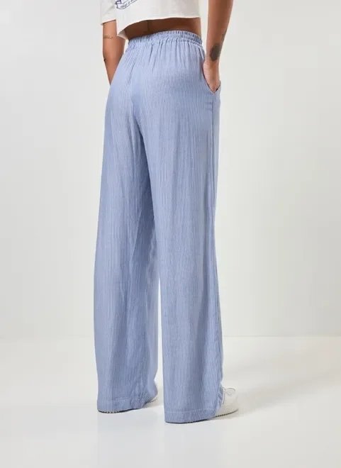 calça pantalona azul estilo pijama calça pantalona azul estilo pijama