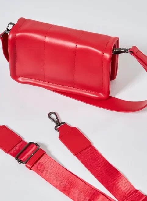 bolsa vermelha com alça dupla bolsa vermelha com alça dupla