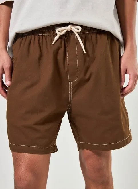 bermuda short em sarja marrom bermuda short em sarja marrom
