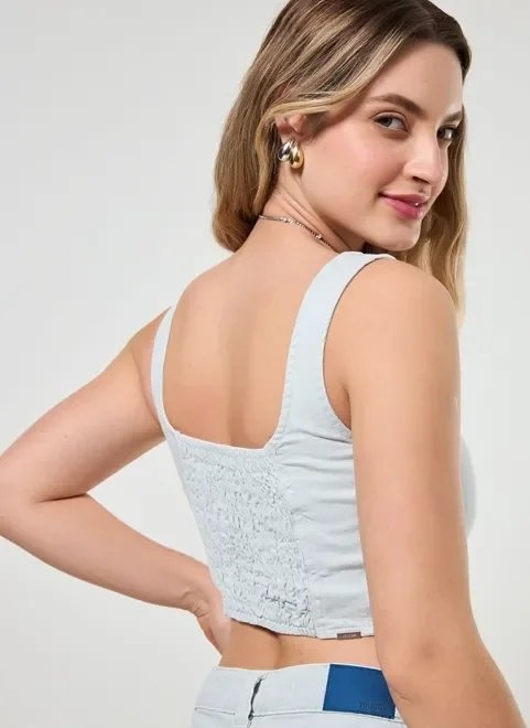 cropped corselet azulzinho cropped corselet azulzinho