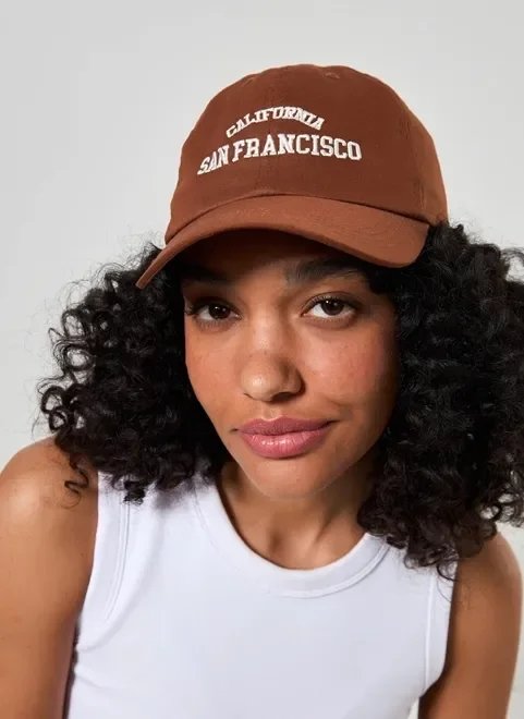 boné marrom san francisco boné marrom san francisco