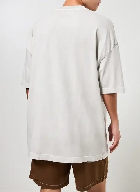 camiseta oversized estonada deserto camiseta oversized estonada deserto