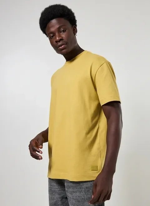 camiseta box em malha estruturada camiseta box em malha estruturada